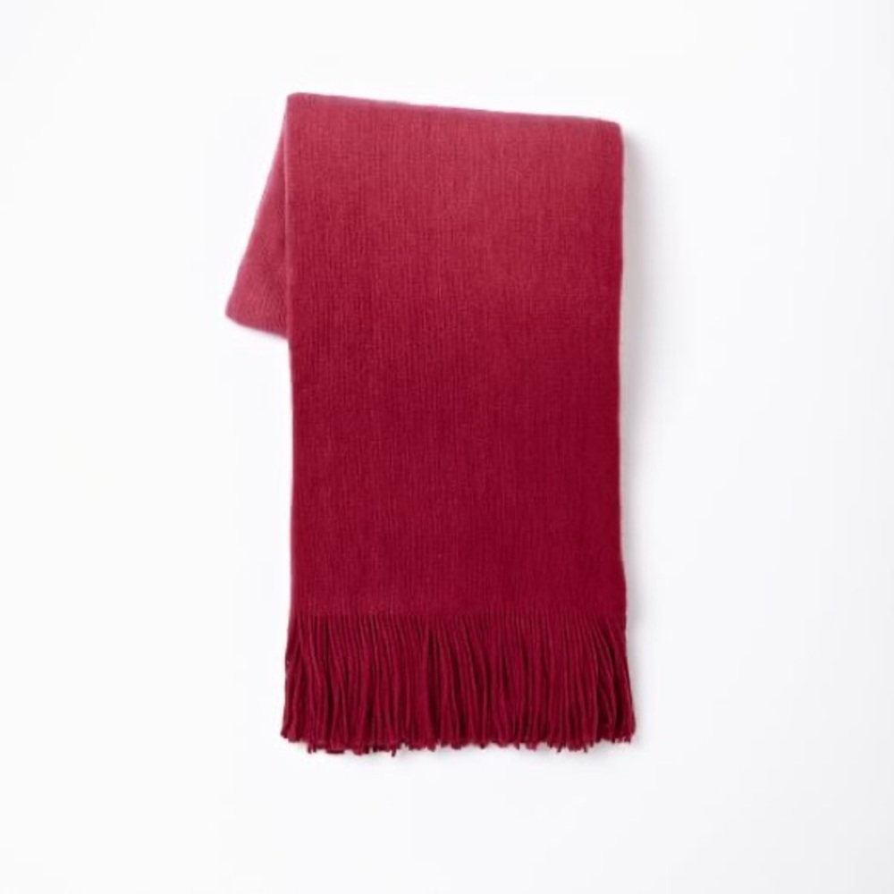 West Elm Softest Throw - Sangria color